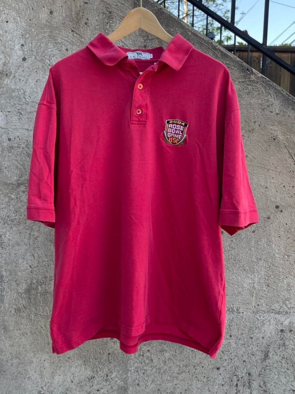 Y2k USC 2004 Rose Bowl polo shirt size XL